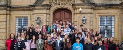 Schülersprecher/innen der Förderschulen und Landkreisschülersprecher/innen der Mittelschulen und ihre Betreuungslehrer im Kloster Banz November 2019