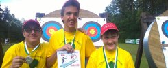Die drei Teilnehmer: Dominik, Felix und Annalena